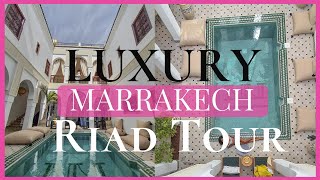 Best Place to stay in Marrakech  What RIADS in Marrakech looks like  Riad Tour [upl. by Adnuahsar]