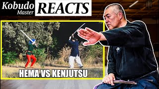 Kobudo Master Reacts to Metatrons quotHEMA VS KENJUTSUquot [upl. by Rodolph707]