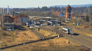 Unterwegs mit Abellio Rail Der Bahnhof Halberstadt in 1 min [upl. by Greenquist]