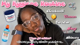 My IN DEPTH FEMININE routine 🫧 Thera breath eos lotion Tounge scraper dove  hygienic tips 🧼 [upl. by Godfry472]