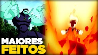 OS MAIORES FEITOS DOS ALIENS DE BEN 10 Feat Daniel Leite [upl. by Apthorp]