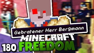 WIR ESSEN HERR BERGMANN amp NEUE WAFFEN FÜR DEN FREEDOM SQUAD ✪ Minecraft FREEDOM 180  Paluten [upl. by Darcey231]