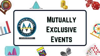 Mutually Exclusive Eventsmutually exclusive events in probability [upl. by Eirek]