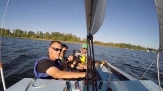 Sailing the daysailer 17 quotWild Childquot on the Willamette River [upl. by Aicekal913]