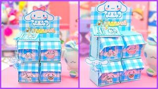 DIY  Cinnamoroll Desk Organizer  Sanrio Paper Crafts [upl. by Yeliah68]