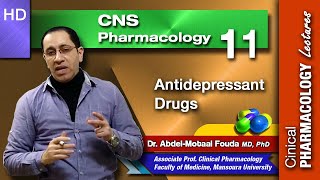 CNS Pharmacology Ar  Lec 11 Antidepressant Drugs [upl. by Rotceh]