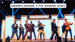 Grooms Friends  A Fun Wedding Dance Choreography  Shaadi Hone Wali Hai  Khaike Paan Banaras Wala [upl. by Eiznekam]