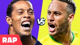 ♫ NEYMAR vs RONALDINHO GAÚCHO  Batalha de Rap feat FutParódias [upl. by Alguire786]