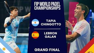 MATCH OF THE CENTURY  TapiaChingotto VS LebronGalan  WORLD PADEL CHAMPIONSHIPS 2024  Highlights [upl. by Dukey622]