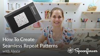 How To Seamless Repeat Patterns with Photoshop  Spoonflower [upl. by Eibrad]