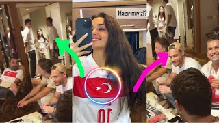 BOMB See who Kerem Bursin was at the party with Is hande ercel too [upl. by Clellan]