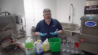 Ep 24 Best Practices When Manually Mixing Cleaning Chemicals Diversey 2 Minute Drill [upl. by Hadias]