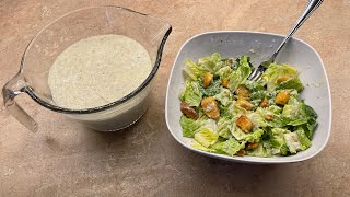 Texas Roadhouse Caesar Salad Dressing RECIPE [upl. by Enilrad645]