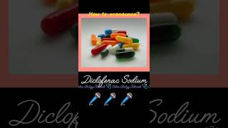 Diclofenac Sodium Tablets  How to pronounce Diclofenac  Use of Diclofenac sodium tablet shorts [upl. by Arrekahs]