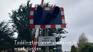 Toddington level crossing in west Sussex [upl. by Odnamra]