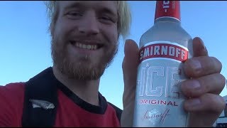 Kristofer Tasting SMIRNOFF ICE ORIGINAL VODKA MIXED DRINK [upl. by Nylessej25]