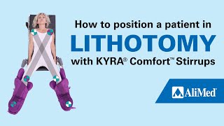 How to position a patient in lithotomy with KYRA® Comfort™ Stirrups [upl. by Einhpad]