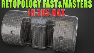 Topology Hard Surface fastest way Retopology And Subdivide In Hard Surface In 3ds Max 3  N°199 [upl. by Vogel27]