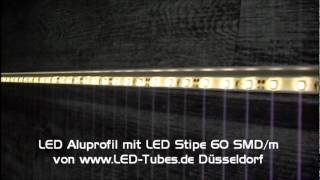 LED Streifen im aluprofil Wasserfeste LED für Aussen Gartenbeleuchtung amp Terrassenbeleuchtung [upl. by Lelia488]