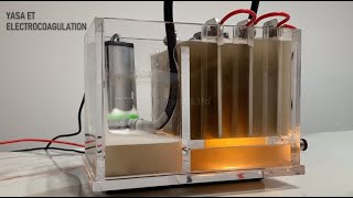 Electrocoagulation Test Equipment  EC DEMO by YASA ET [upl. by Ecyar]