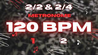 120 BPM  22 amp 24 Metronome [upl. by Tammi17]