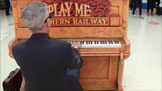 Bossing the Boogie at Brighton Train Station [upl. by Inhoj21]