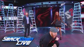 Is Sami Zayn embracing Mike amp Marias power of love SmackDown LIVE June 27 2017 [upl. by Stulin]