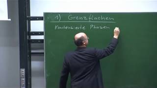 Thermodynamik II VL2 Grenzflächen  Prof Hubert Motschmann [upl. by Moshell710]