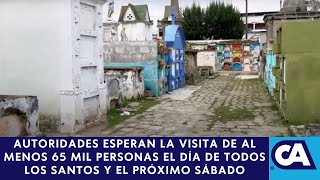 Realizan trabajos previos al 1 de noviembre en Cementerio General de Xela [upl. by Ahsille380]