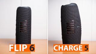 🔥 JBL Flip 6 vs JBL Charge 5 COMPARATIVA en ESPAÑOL 🔊 ¿Cuál es MEJOR para tu uso [upl. by Ik48]