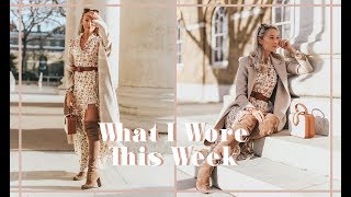 WHAT I WORE amp DID THIS WEEK  Weekly Vlog [upl. by Nosreh]