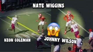 Nate Wiggins Vs Keon Coleman amp Johnny Wilson 🔥 2024 NFL Draft WR Vs CB [upl. by Puri846]