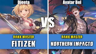 GBVSR Fitizen Djeeta Vs Northern Impacto Avatar Belial  Granblue Fantasy Versus Rising [upl. by Evie]