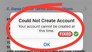 How to Fix Could not Create Apple IDCannot Create Apple ID at this time  iPhone iPad MacBook 2024 [upl. by Anialad]