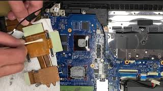 Replacing Thermal Paste 2019 HP Pavilion 15 Ryzen 5 3550h GTX 1050 Gaming Laptop [upl. by Goddart756]