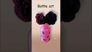 bottleart watercolor painting craftandlearn diy art [upl. by Aneekal]