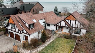 Millionaires Gorgeous ABANDONED Lakefront Tudor Mansion WHAT HAPPENED HERE [upl. by Yelloh]