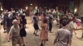 Contra Dancing  French Ida amp Janet Shepherd  Brasstown  Ada meet Zoe [upl. by Bonns]