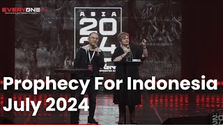 Prophecy for Indonesia by Prophet Cindy Jacobs  July 2024 [upl. by Rosenblatt]