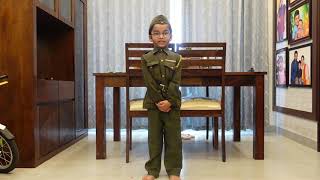 Subhash Chandra Bose  JaiG Neurons  Netaji  Freedom Fighter  Kids  Speech  Cute kids [upl. by Malony43]