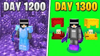 I Survived 1300 Days in HARDCORE Minecraft [upl. by Mahon199]