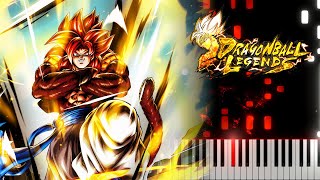 ULTRA Super Saiyan 4 Gogeta OST  DB Legends  Piano Tutorial [upl. by Danzig]