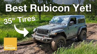 2024 Jeep Wrangler Rubicon X 2Door Off Road Review  35quot Tire Package [upl. by Chantalle]