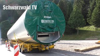 🚨 Panne beim WindradSchwertransport zwischen Feldberg und Taubenkopf im Südschwarzwald 14082024 [upl. by Hedaza]