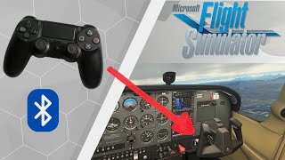 Seamlessly Connect Your PS4 Controller to Microsoft Flight Simulator 2020 on PC [upl. by Anavlis]