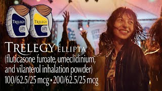 TRELEGY ELLIPTA fluticasone furoate umeclidinium vilanterol TV Commercial – City Concert [upl. by Mallorie]