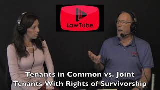 Tenants in common vs joint tenants with rights of survivorship vstenancy by the entirety [upl. by Sheaff]