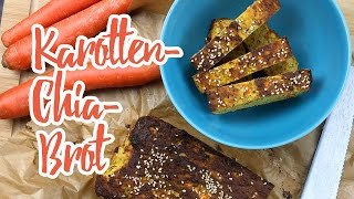 LowCarb KarottenChia Brot  Essen ohne Kohlenhydrate [upl. by Boniface]