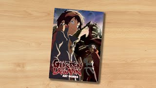 Gurren Lagann Art Works book flip [upl. by Oneill863]