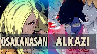 GBVSR🔥Osakanasan Beelzebub Vs Alkazi Avatar Belial🔥 High Level Gameplay [upl. by Abehshtab840]